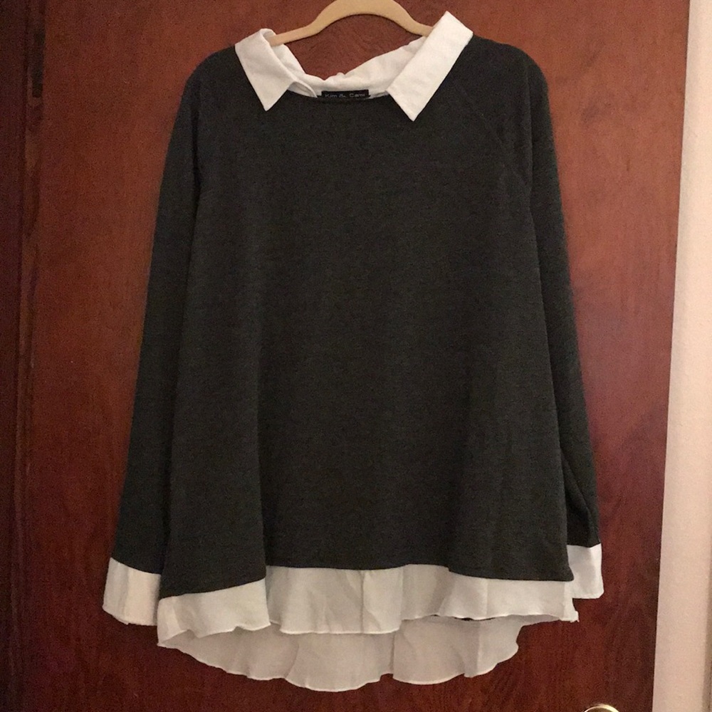 Grey blouse